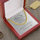 Bonus Son Gifts for Stepson Gifts Step Son Gifts Cuban Link Chain Necklace - MKT Custom Jewelry