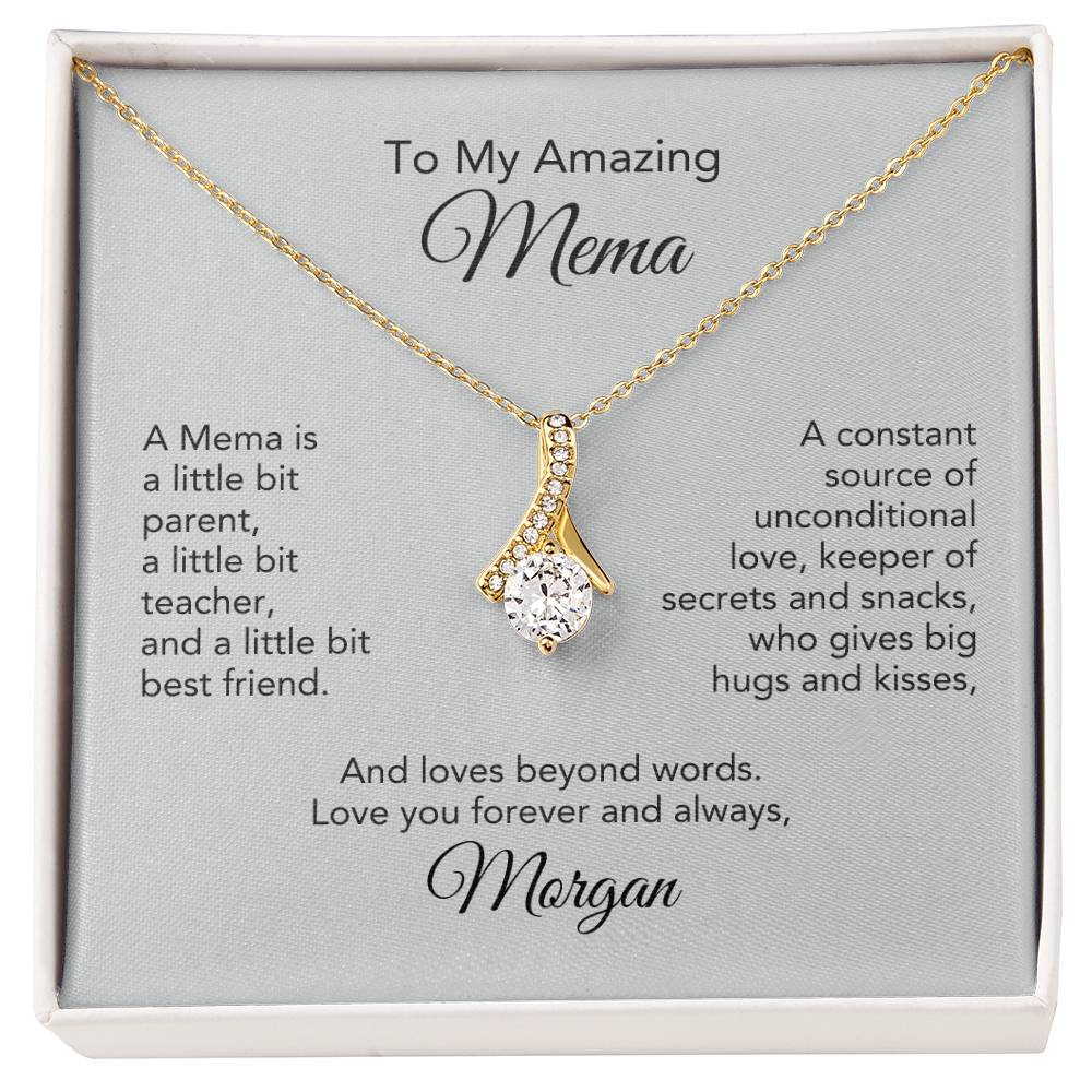 Mema Gift Mema Necklace Personalized Gift