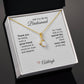 Will You Be My Bridesmaid Proposal Gift Gold Ribbon Necklace