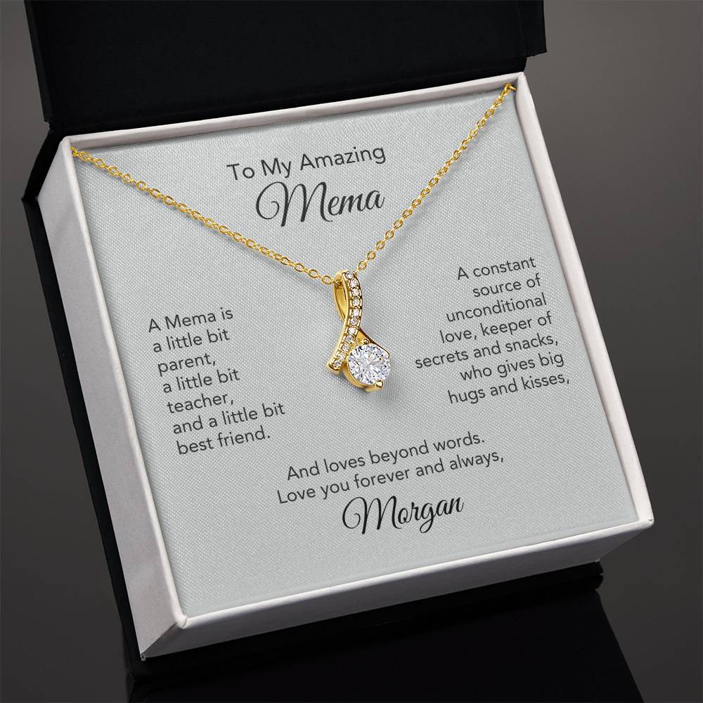 Mema Gift Mema Necklace Personalized Gift