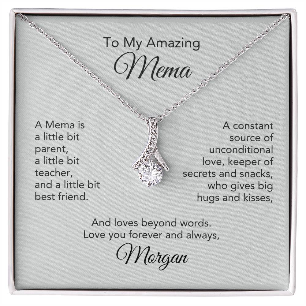 Mema Gift Mema Necklace Personalized Gift