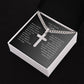 Father of the Bride Gift from Bride, Father of the Bride Wedding Gift, Engraved Cross