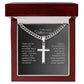 Father of the Groom Gift from Bride, Wedding Gift Father of Groom, Engraved Cross