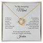 To My Amazing Mimi Gift Gold Knot Necklace Personalized Gift for Mimi