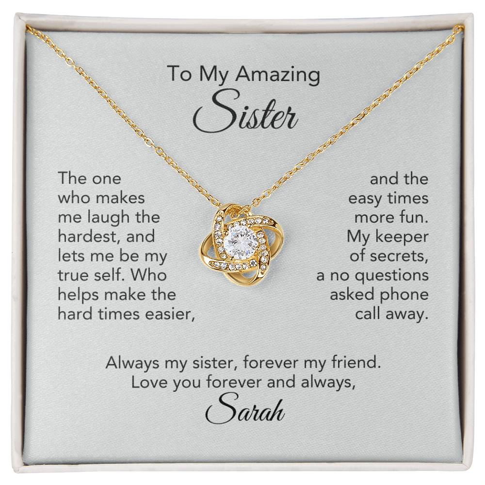 Sister Gift Necklace for Sister Birthday Gift Sister Christmas Gift Personalized Gifts