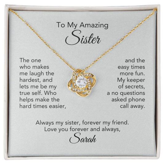 Sister Gift Necklace for Sister Birthday Gift Sister Christmas Gift Personalized Gifts