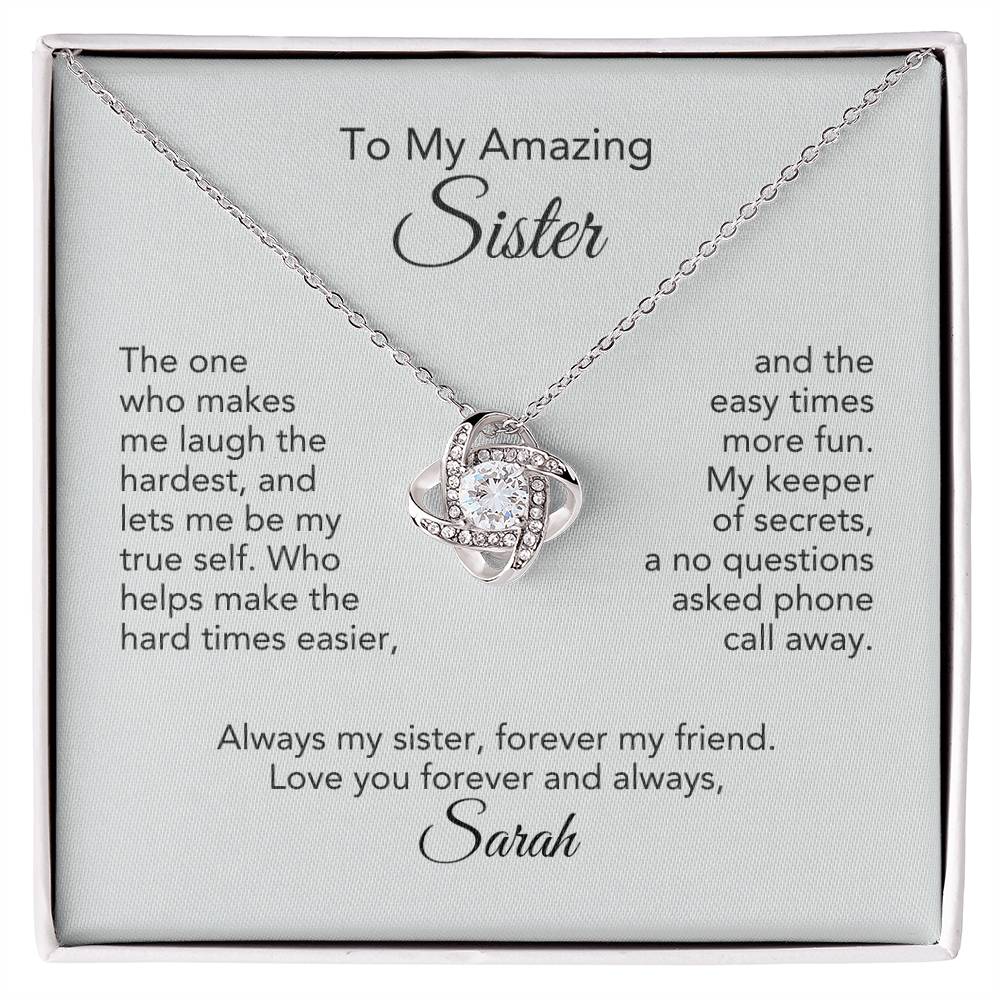 Sister Gift Necklace for Sister Birthday Gift Sister Christmas Gift Personalized Gifts