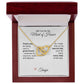 Will You Be My Maid of Honor Proposal Gift Interlocking Hearts Necklace