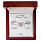 Will You Be My Maid of Honor Proposal Gift Interlocking Hearts Necklace