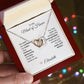 Maid of Honor Wedding Day Gifts Bridal Party Gifts Interlocking Hearts Necklace