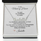 Maid of Honor Wedding Day Gifts Bridal Party Gifts Custom Name Necklace