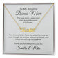 Bonus Mom Gifts for Step Mom Custom Name Necklace - MKT Custom Jewelry