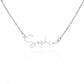 One Year Anniversary Gift for Her One Year Anniversary, Script Name Necklace