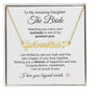 Daughter Wedding Gift Wedding Present for Daughter Custom Name Heart - MKT Custom Jewelry