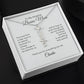 Bonus Mom Gifts for Step Mom Custom Name Dangle Necklace - MKT Custom Jewelry