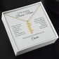 Bonus Mom Gifts for Step Mom Custom Name Dangle Necklace - MKT Custom Jewelry