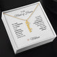 Maid of Honor Wedding Day Gifts Bridal Party Gifts Vertical Name Necklace