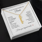 Daughter Wedding Gift Wedding Present for Daughter Custom Name Dangle - MKT Custom Jewelry