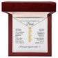 Daughter Wedding Gift Wedding Present for Daughter Custom Name Dangle - MKT Custom Jewelry
