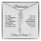 Bridesmaids Wedding Day Gifts Bridal Party Gifts Birth Flower Custom Name Necklace