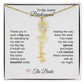 Junior Bridesmaid Gifts Wedding Bridal Party Gifts Birth Flower Custom Name - MKT Custom Jewelry