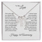 One Year Anniversary Gift for Her One Year Anniversary, Custom Names Necklace