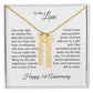 One Year Anniversary Gift for Her One Year Anniversary, Custom Names Necklace