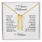 Junior Bridesmaid Gifts Wedding Bridal Party Gifts Vertical Names Necklace
