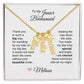 Junior Bridesmaid Gifts Wedding Bridal Party Gifts Vertical Names Necklace