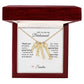 Will You Be My Bridesmaid Proposal Gift Vertical Custom Names Necklace