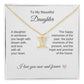 Daughter Necklace Present for Daughter Gifts for Daughter Zodiac Necklace - MKT Custom Jewelry
