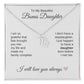 To My Beautiful Bonus Daughter Gift, Delicate Zodiac Necklace Gold or Stainless Steel, Gift for Step Daughter