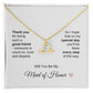 Will You Be My Maid of Honor Proposal Gift Zodiac Necklace