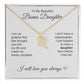 To My Beautiful Bonus Daughter Gift, Delicate Zodiac Necklace Gold or Stainless Steel, Gift for Step Daughter