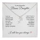 To My Beautiful Bonus Daughter Gift, Delicate Zodiac Necklace Gold or Stainless Steel, Gift for Step Daughter