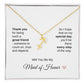 Will You Be My Maid of Honor Proposal Gift Zodiac Necklace
