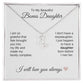 To My Beautiful Bonus Daughter Gift, Delicate Zodiac Necklace Gold or Stainless Steel, Gift for Step Daughter