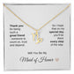 Will You Be My Maid of Honor Proposal Gift Zodiac Necklace