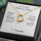 Will You Be My Maid of Honor Proposal Gift Gold Heart Necklace