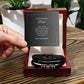 Gifts for Fathers Awesome Presents for Dad Engraved Leather Bracelet - MKT Custom Jewelry