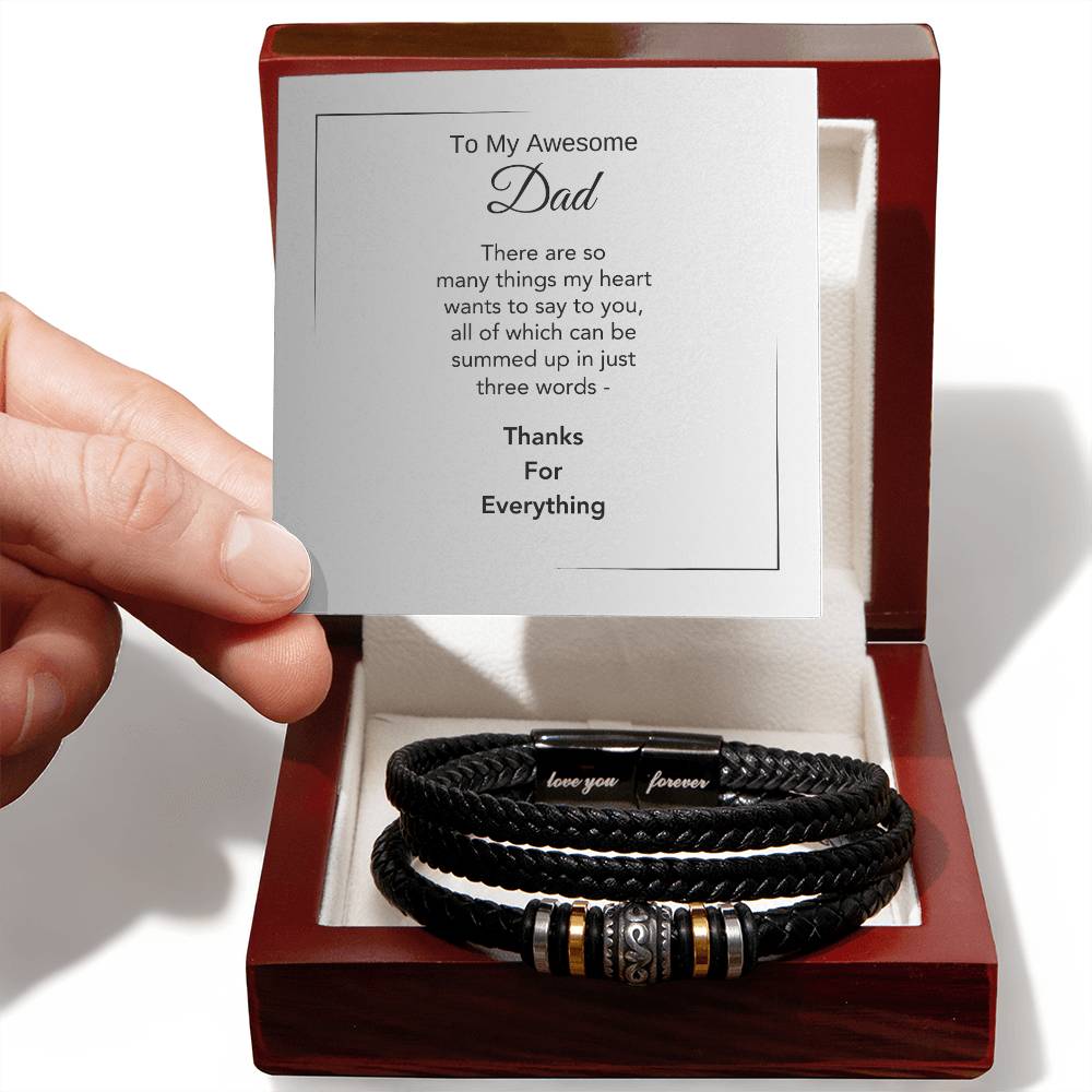 Dad Gift, Birthday Gift for Dad, Thoughtful Father's Day Gifts, Christmas Gift for Dad Gift Ideas, Thanks For Everything - MKTCustomDesigns