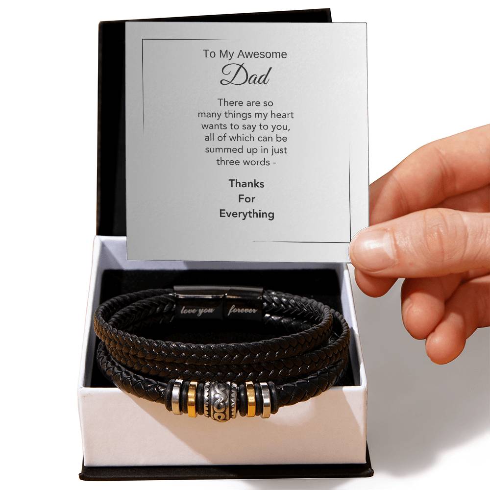 Dad Gift, Birthday Gift for Dad, Thoughtful Father's Day Gifts, Christmas Gift for Dad Gift Ideas, Thanks For Everything - MKTCustomDesigns