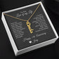 Personalized Anniversary Gift for Her, Enter Year & Name, Necklace & Message Card - MKTCustomDesigns