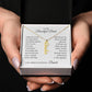 To My Beautiful Bride Necklace Gift To Bride From Groom Wedding Gift - Custom Name Necklace - MKTCustomDesigns