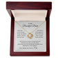 To My Beautiful Bride Gift To Bride From Groom Wedding Gift Gold Love Knot Necklace