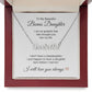 To My Bonus Daughter Necklace Gift, Stepdaughter Gift for Birthday, Christmas Gift for Step Daughter - MKTCustomDesigns