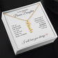 Bonus Daughter Gifts for Step Daughters Custom Name Dangle Necklace - MKT Custom Jewelry
