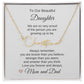 Daughter Necklace Presents for your Daughter Gifts Custom Name - MKT Custom Jewelry